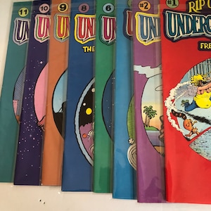 Rip Off Press Presents Underground Classics Comic Books. Adults Only. See the description