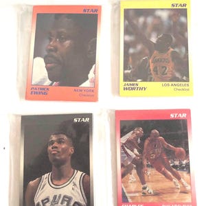 1990 Star Co. Basketball Card: Ewing, Worthy, Robinson, Barkley