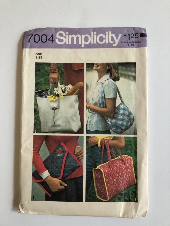 Simplicity vintage tote bag best sale