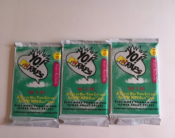 Factory Sealed Box of the Rap Pack Vintage Trading Cards. 36 Packs