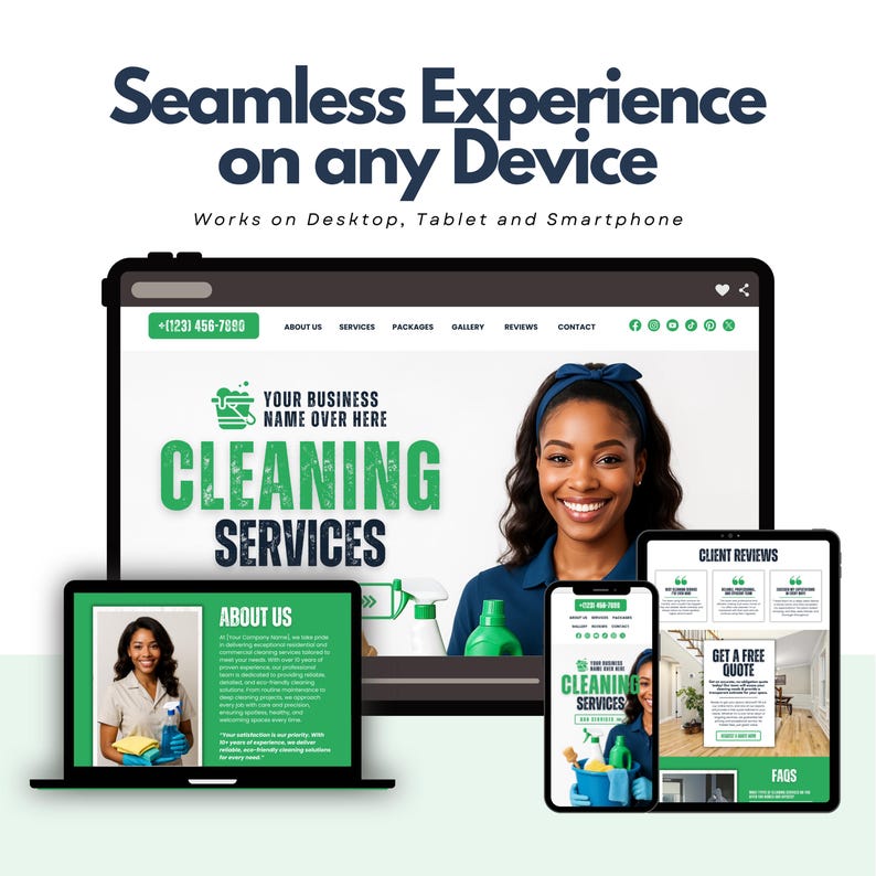 Cleaning Company Website, Professional Cleaning Business Website Template, Cleaner Website Template, Commercial Cleaning Landing Page Design

cleaning service
cleaning website
cleaner service
cleaning business
Commercial Cleaning
cleaning marketing
carpet cleaning
cleaning company
cleaner professional
residential cleaning
office cleaning
maid website
Canva Website Template