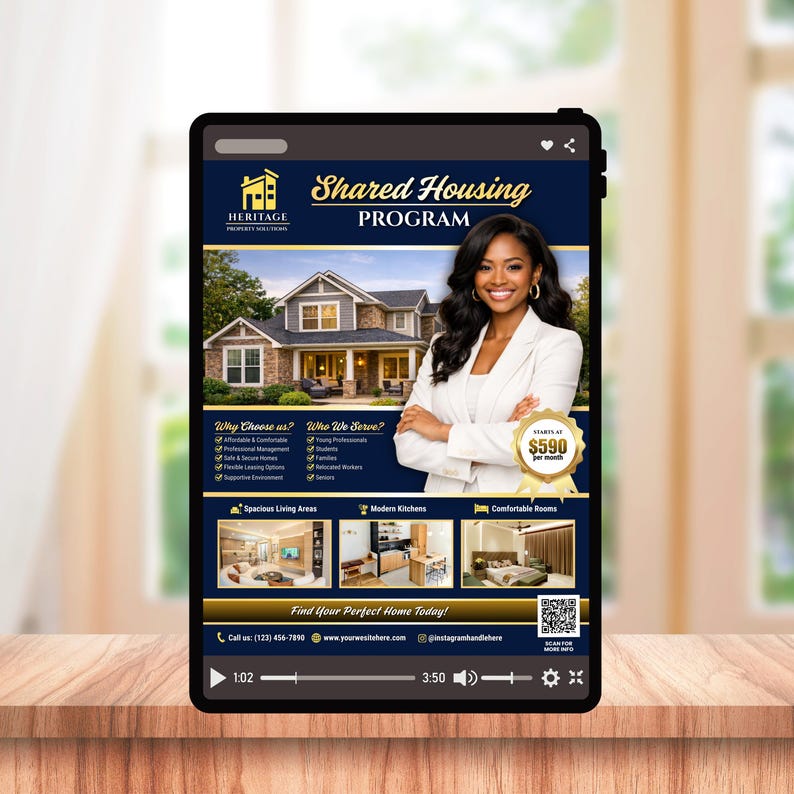Shared Housing Program Flyer Canva, Sober Living Home Flyer, Affordable Housing Poster, Transitional Housing Flyer Template, Room Rental

Shared Housing
Shared Housing Flyer
Shared Housing Program
Sober Living Home
Sober Living Flyer
Affordable Housing
Transitional Housing
Room Rental Flyer
Room Rental Ad
Supportive Housing
independent living
student housing
canva flyer editable