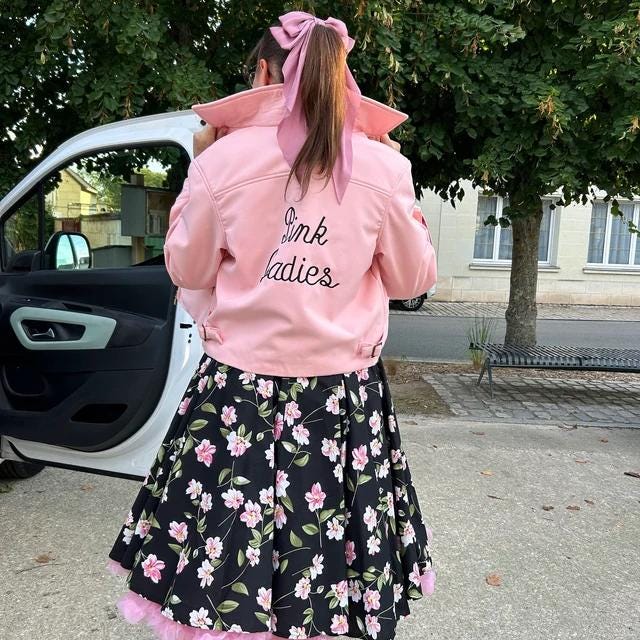 Personalized Pink Ladies Women s Bomber Jacket Handmade Women s Pink Jacket Pink Ladies Party Jacket Best Birthday Gift for Her Etsy