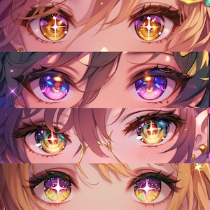 Custom Twitch Banner | Eye Banner, Twitch banner, Banner Design, High Resolution, Twitter, Youtube, Discord, Anime Ilustration