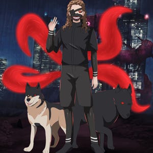 Niestandardowy portret anime w stylu Tokyo Ghoul|Portret anime, Portret rodzinny, Portret pary, Ilustracje anime, Postać anime na prezent