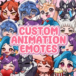 Emote Twitch personalizzate / Emote animate / Emote Twitch per streamer / YCH / Emote animali / Emote adesivo / Emote Twitch / Emote pasquali