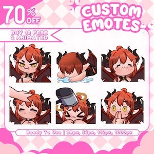 Emote Twitch personalizzate / Emote animate / Emote Twitch per streamer / YCH / Emote animali / Emote adesivo / Emote Twitch / Emote pasquali