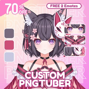 CUSTOM PNGTUBER | PNGtuber, PNGtuber Character, PNGtuber Commissions, PNGtuber for Streamer, PNGtuber Model, PNG Model, PNGtuber Anime