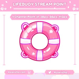 Lifebouy Channel Points for Twitch | Twitch Emotes, Channel Point, Cute Channel Points, Twitch Channel Point, Channel Point Icon