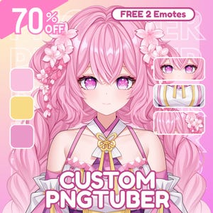 CUSTOM PNGTUBER | PNGtuber, PNGtuber Character, PNGtuber Commissions, PNGtuber for Streamer, PNGtuber Model, PNG Model, PNGtuber Anime