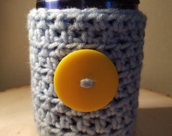 Coffee Sleeve (baby blue/yellow)