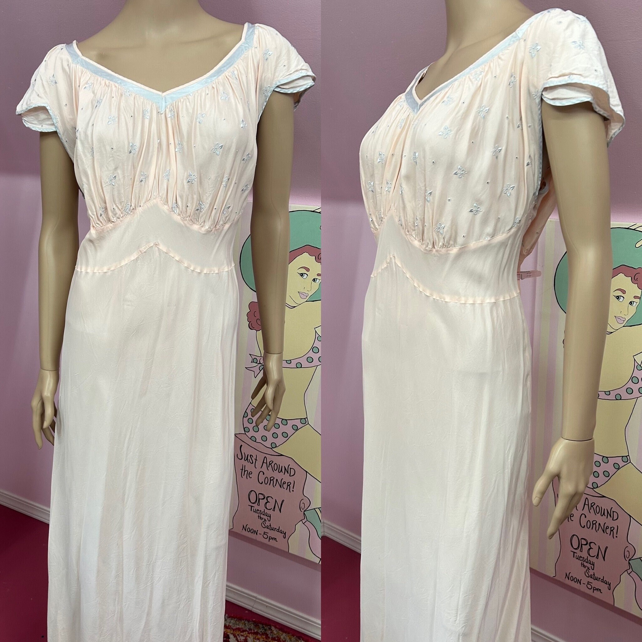 Embroidered Nightgown 