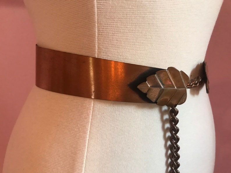 Mid Century Copper Belt.1950s Copper Belt. Rebaje Copper Belt Etsy