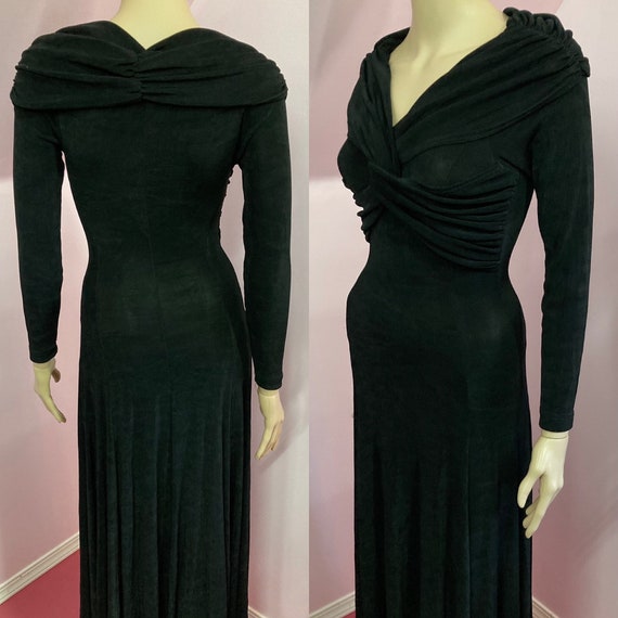 Vintage 90s Victorias Secret Moda Intl Black Dress. Long Sleeve Bodycon  Dress. Small - Etsy