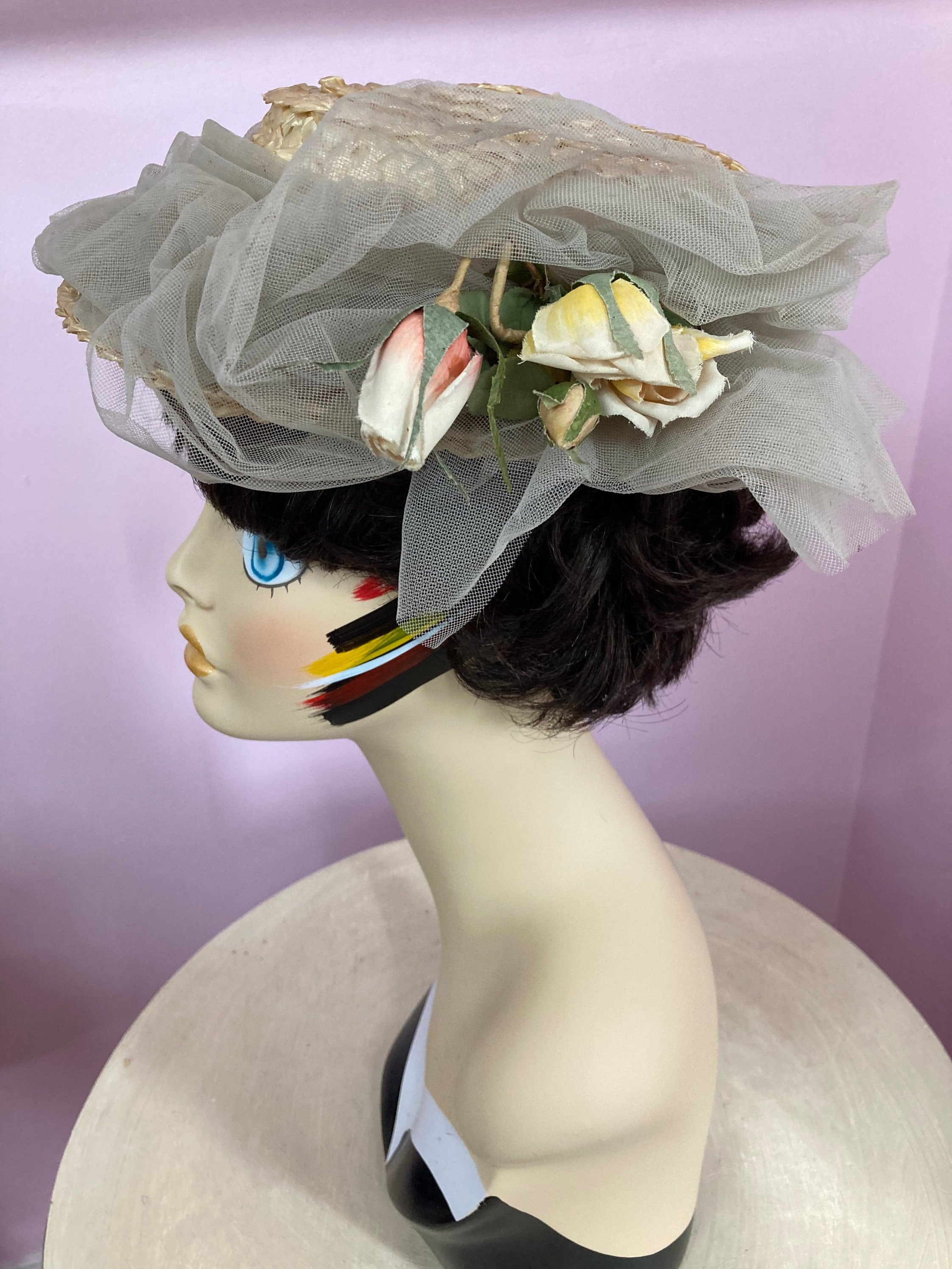 The Beach Baby Cap: 1940s Vintage Spring up by Louisville Cap 