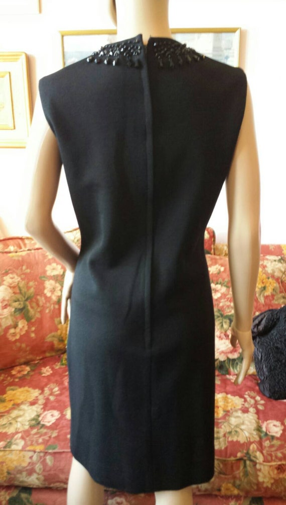 Fabulous Vintage 1960s Little Black Dress.60s Dre… - image 6