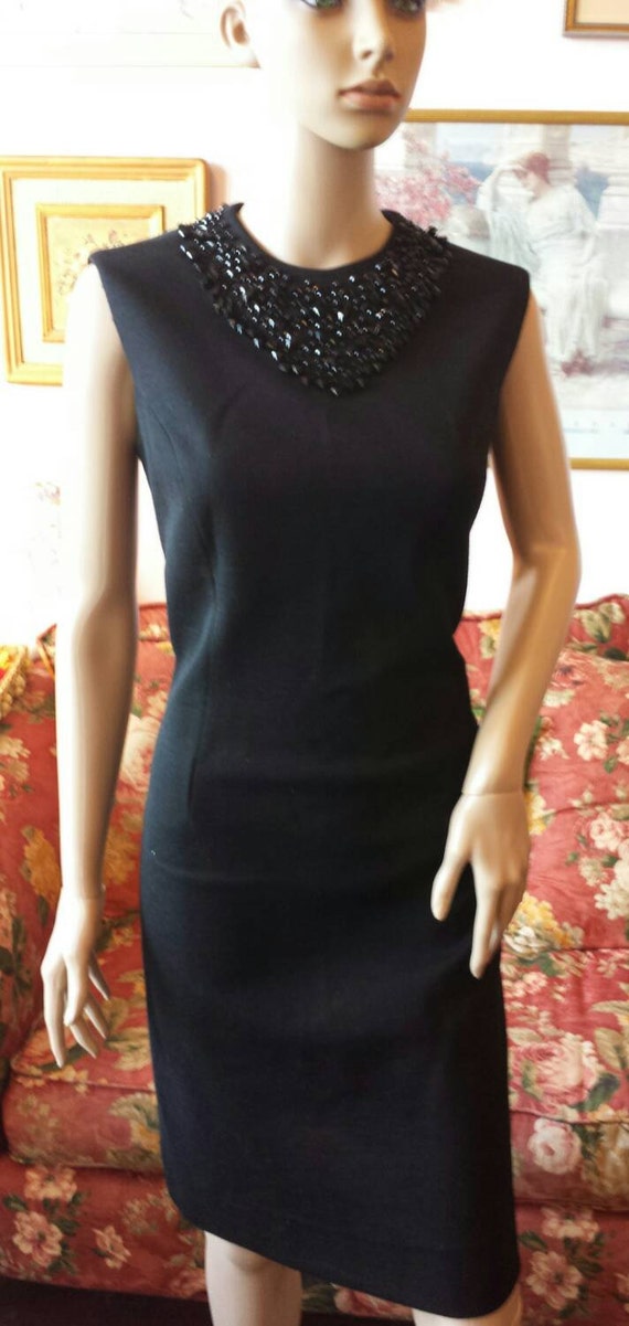 Fabulous Vintage 1960s Little Black Dress.60s Dre… - image 3