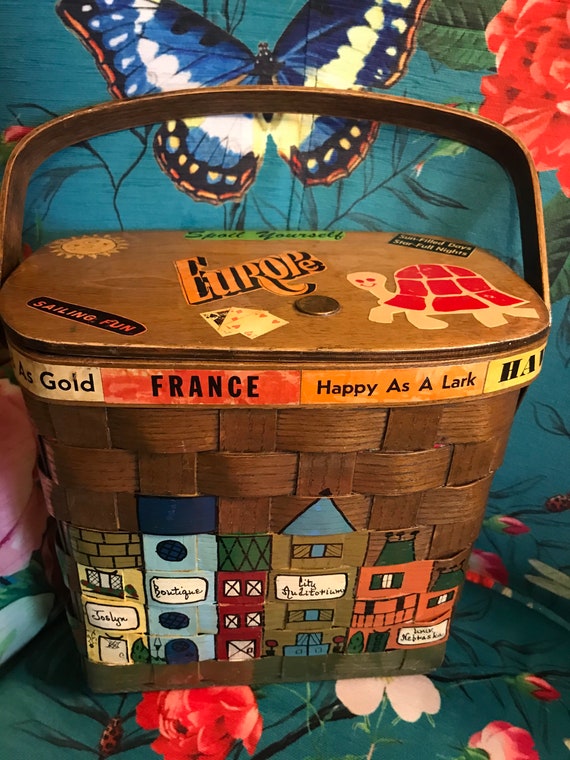 Vintage 60s Caro-Nan Purse.1969 Caro Nan Europe Pu
