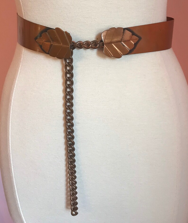 Mid Century Copper Belt.1950s Copper Belt. Rebaje Copper Belt Etsy