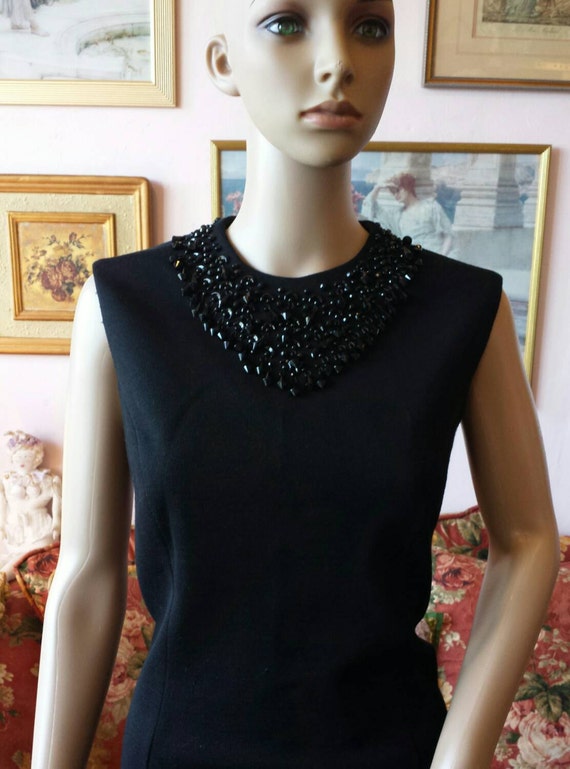 Fabulous Vintage 1960s Little Black Dress.60s Dre… - image 2