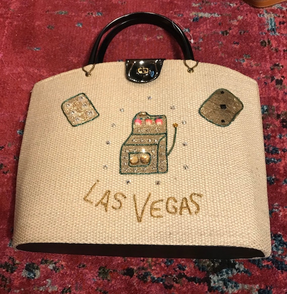 Vintage 60s Las Vegas Purse.VLV Purse. 1960s Las … - image 1