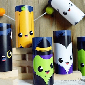 Halloween Toilettenpapierrolle zum Ausdrucken
