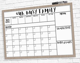 family calendar etsy
