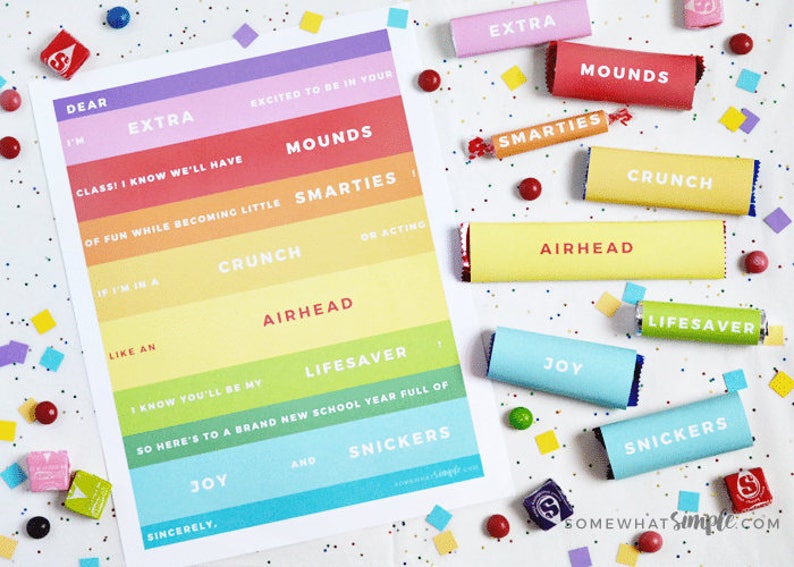 Back to School Candy Gram