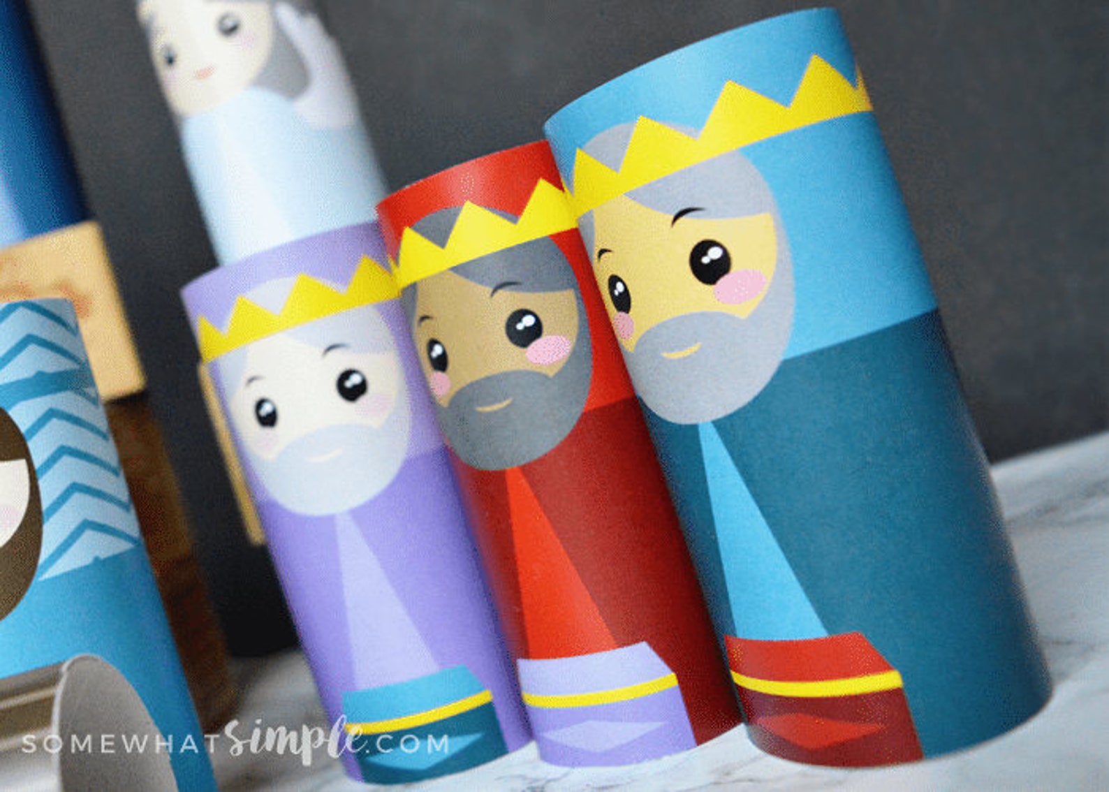 Toilet Paper Roll Nativity Etsy