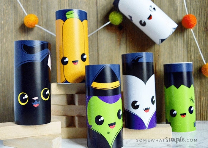 Halloween Toilet Paper Roll Craft Printable