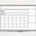 LARGE Family Calendar 24 X 36 Large Printable 3 Styles - Etsy