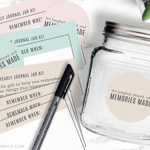 Słoik do dziennika rodzinnego do wydrukowania