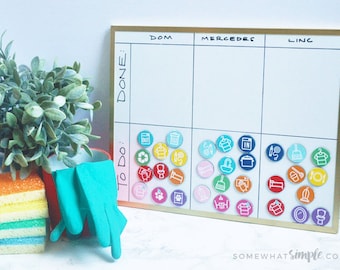 Magnetic Chore Chart - Digital Files