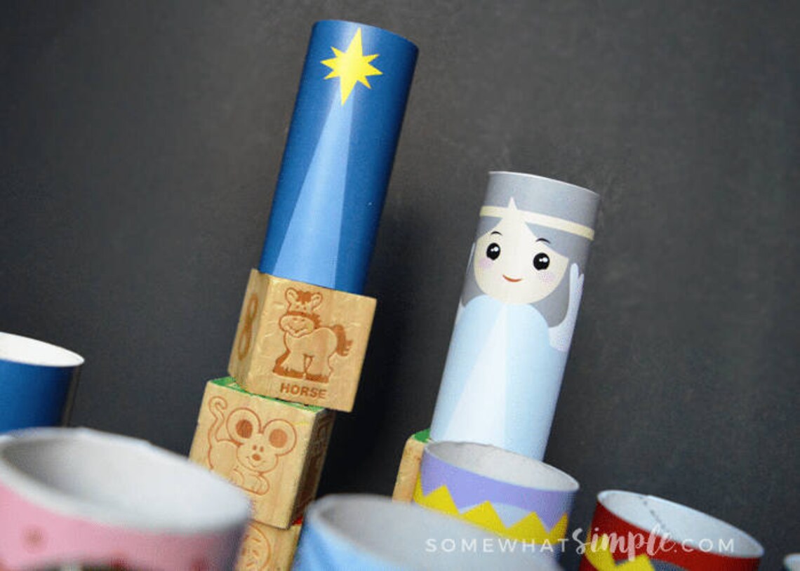 Toilet Paper Roll Nativity Etsy