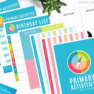 Primary Activities Printables for Leaders