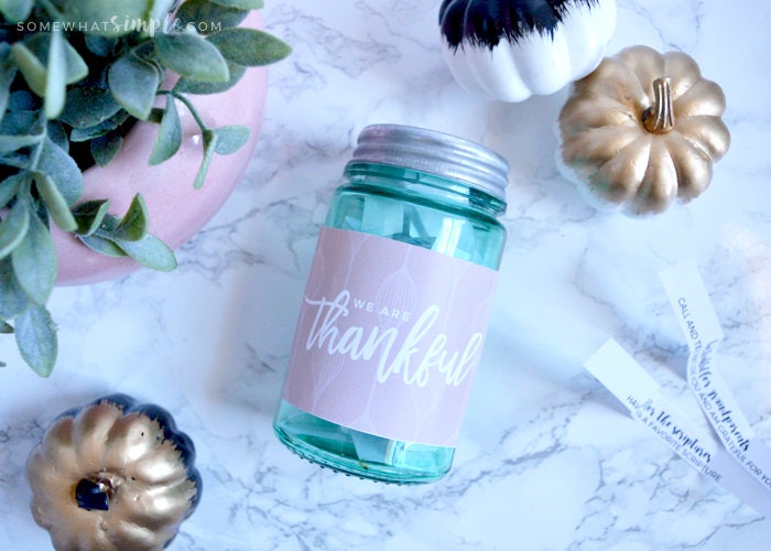 Thankful Jar Printables - Etsy