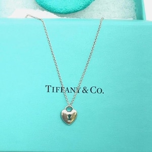 Tiffanys and co necklace heart lock - Etsy 日本