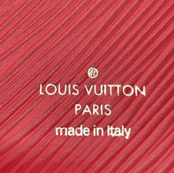 LOUIS VUITTON ノート レッド 100% Authentic! Louis Vuitton Red Notebook Gustave MM Pink
