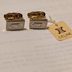 Boutons De Manchette Vintage 1910-1930 - Ton Or - Occasion Bon état