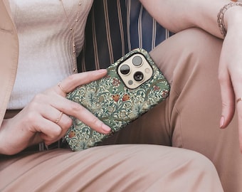 William Morris Phone Case Vintage Art TOUGH Cover for iPhone 16Plus 15 14 13 Google Pixel 9Pro XL 8A 7A, 6A Samsung S24Ultra S23 S22 A54