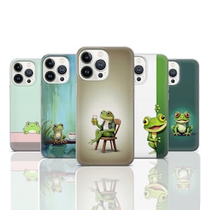 Funda para teléfono Frog and Toad Adventures, carcasa caprichosa para iPhone 16e, 15, 14, 13, 12 y 11, Google Pixel 9 Pro, 8 y 7A, Samsung S25 edge, S24 FE, A71 y A36.