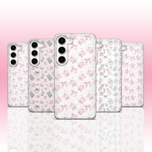 Custodia per telefono Coquette Aesthetic Cover carina per Samsung Galaxy S24 S23 FE S22 Pro S21 Ultra A55 A35 Pixel 9 8A 7 ProA05 iPhone 15 14 13 12 Pro