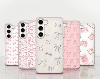 Coquette Aesthetic Phone Case Cute Cover for Samsung Galaxy S24 S23 FE S22 Pro S21 Ultra A55 A35 Pixel 9 8A 7 ProA05 iPhone 15 14 13 12 Pro