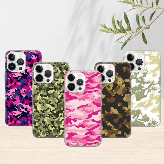 Pink Camo Phone Case, Stylish Girly Cover Pink Camo Phone Case, Stylish Girly Cover