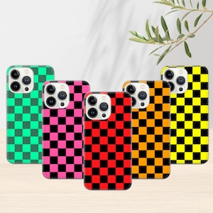 Custodia per telefono a forma di cubo con decorazione geometrica per iPhone 16 Pro, 15, 14, 13, 12, 11, Google Pixel 9 Pro, 8, 7A, Samsung S25, S24 FE, A26