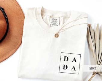 Comfort Colors DADA Shirt, Minimalist Father's Day Gift Tee