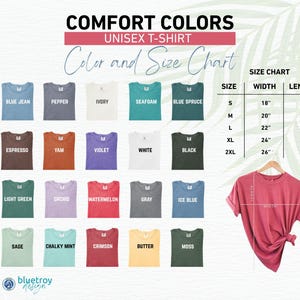a women's t - shirt with different colors and sizes