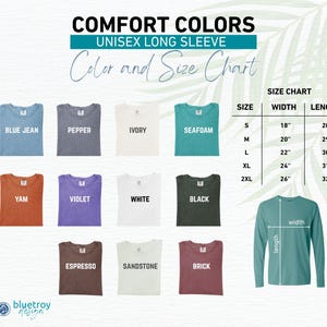a long sleeve shirt with different colors and sizes