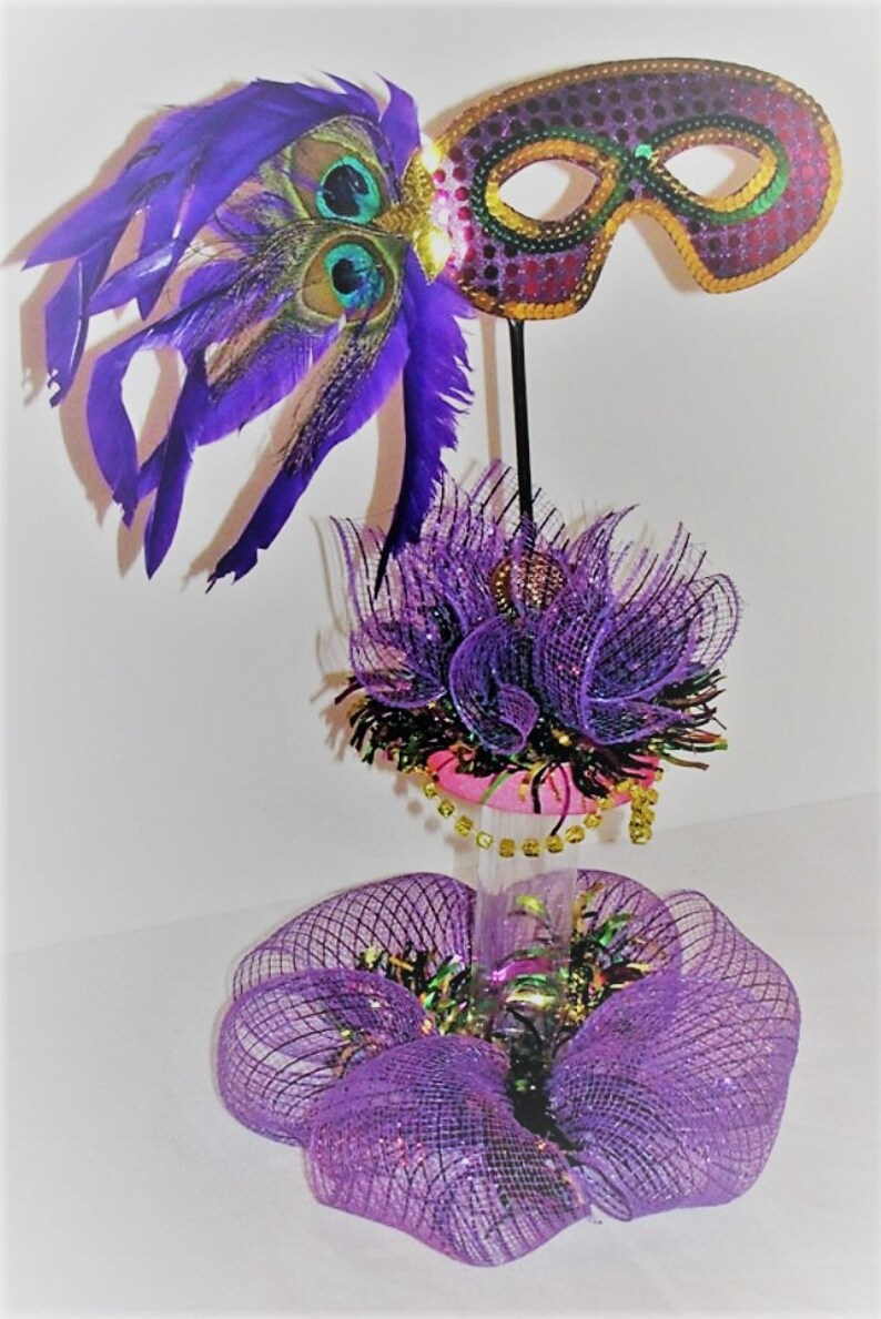 mardi gras mesh top