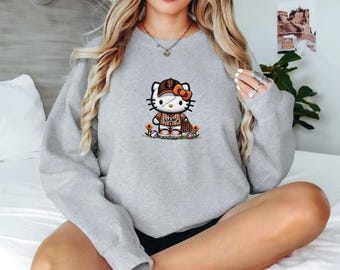 Sudadera con cuello redondo y estampado de gatitos de San Francisco Baseball con efecto ilusión bordado.